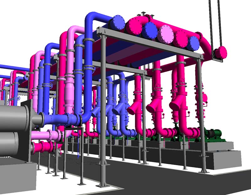 制冷機房BIM,管道預制加工的公司